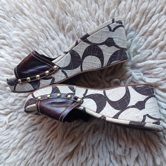 Coach wedge  sandals - Picture 5 of 16